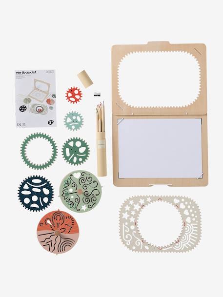 Creative FSC® wood spirals and mandalas set wood - vertbaudet enfant 