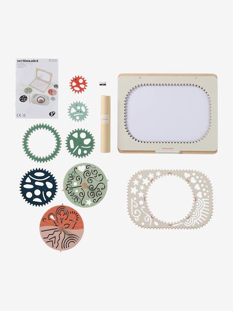 Creative FSC® wood spirals and mandalas set wood - vertbaudet enfant 