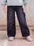 Wide Leg Jeans for Girls black denim+bleached denim+brut denim+denim grey+medium blue+stone - vertbaudet enfant 