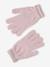 Girl's Christmas set: beanie + snood + mittens/gloves rosy - vertbaudet enfant 