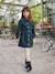 Robe en velours fille mauve+vert sapin - vertbaudet enfant 