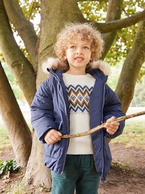 Boys-Coats & Jackets-Parkas & Coats-Hooded Parka for Boys 