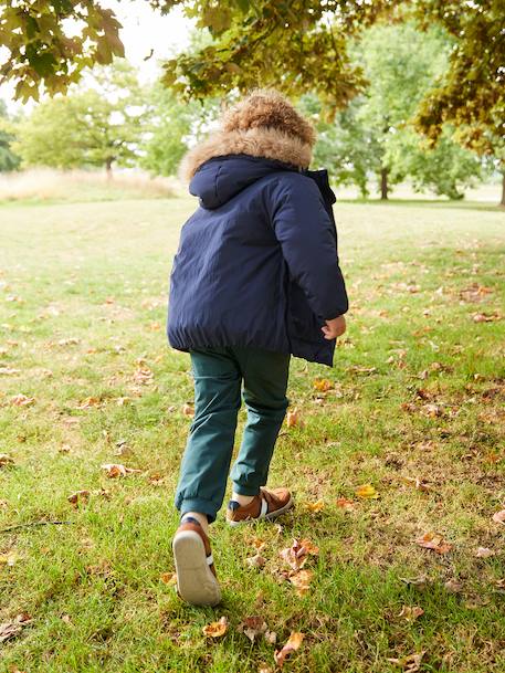 Hooded Parka for Boys navy blue - vertbaudet enfant 