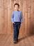 Jean droit doublé facile à enfiler garçon denim blue black - vertbaudet enfant 