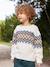 Long Sleeve Jacquard Jumper for Boys ecru - vertbaudet enfant 