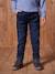 Straight Leg Jeans, Pull-On Cut, Lined, for Boys Denim Blue - vertbaudet enfant 