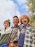 Long-Sleeved Fleece Sweatshirt for Boys blue+green - vertbaudet enfant 
