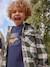 Chequered Flannel Shirt with Sherpa Lining for Boys chequered green - vertbaudet enfant 
