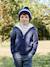 Hooded Sherpa-Lined Cardigan for Boys navy blue - vertbaudet enfant 