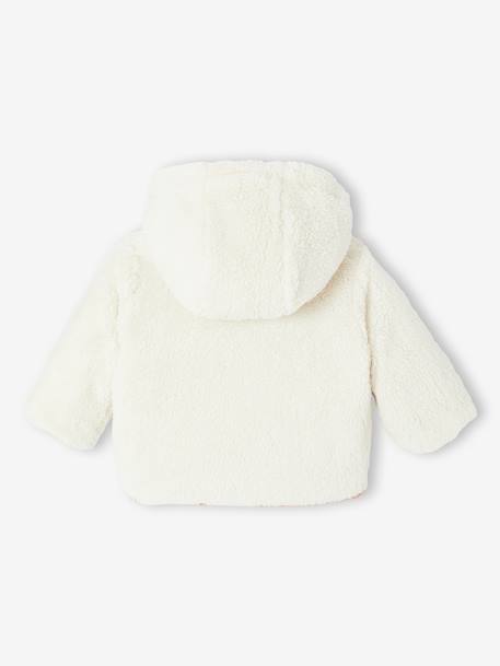 Reversible lightweight jacket for babies old rose - vertbaudet enfant 