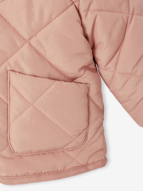 Reversible lightweight jacket for babies old rose - vertbaudet enfant 