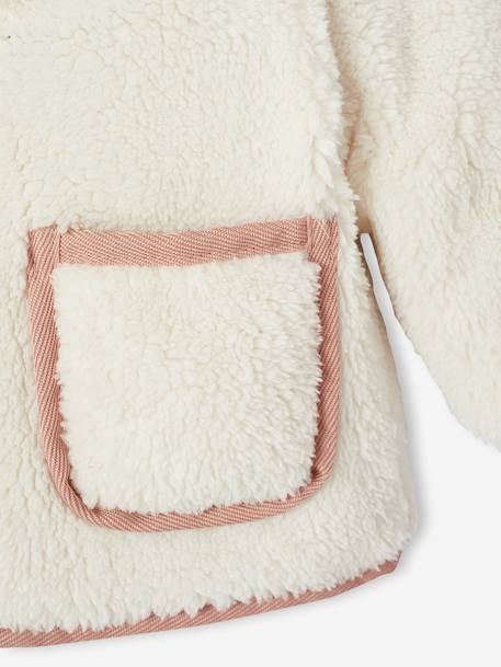 Reversible lightweight jacket for babies old rose - vertbaudet enfant 