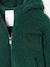 Sherpa hooded jacket for babies fir green - vertbaudet enfant 