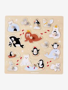 -Puzzle boutons BANQUISE en bois FSC®