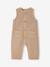 Set T-shirt + striped jumpsuit pecan nut - vertbaudet enfant 