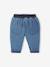 Lined Jeans with Elasticated Waistband, for Babies stone - vertbaudet enfant 