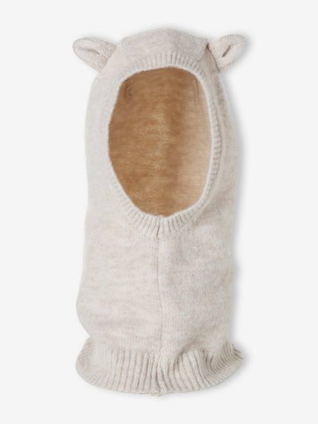 Girl's balaclava with cat ears ecru - vertbaudet enfant 