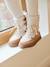 Synthetic Fur-Lined Trainers for Girls camel - vertbaudet enfant 