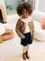 Gilet fille en maille mousseuse olive - vertbaudet enfant 