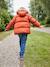 Fleece-Lined Lightweight Jacket, with Mittens or Gloves amber+fir green - vertbaudet enfant 