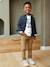 Lined Flannel Shirt for Boys marl grey - vertbaudet enfant 