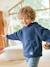 Hooded Fleece Sweatshirt for Boys slate blue - vertbaudet enfant 