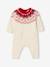 Knitted 2-Piece Christmas Set: Jumpsuit + Socks ecru - vertbaudet enfant 