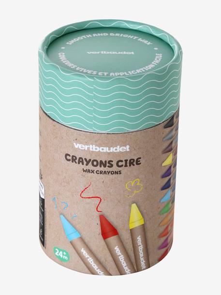 Box of 24 Wax Crayons multicoloured - vertbaudet enfant 