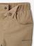 Lined Corduroy Combat Trousers for Babies anthracite+khaki - vertbaudet enfant 