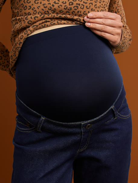 Jean de grossesse droit bandeau Seamless denim brut+stone - vertbaudet enfant 