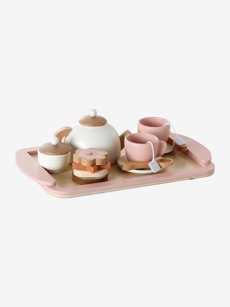Tea Set in FSC® Wood rose - vertbaudet enfant 