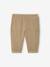 Lined Corduroy Combat Trousers for Babies anthracite+khaki - vertbaudet enfant 