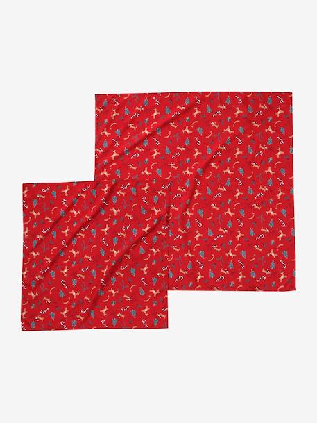 Set of 2 Furoshikis red - vertbaudet enfant 