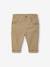 Lined Corduroy Combat Trousers for Babies anthracite+khaki - vertbaudet enfant 