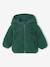 Sherpa hooded jacket for babies fir green - vertbaudet enfant 