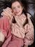 Hooded Sherpa Sweatshirt for Girls ecru+rosy - vertbaudet enfant 