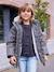 Romantic Hooded Parka for Girls green+navy blue - vertbaudet enfant 
