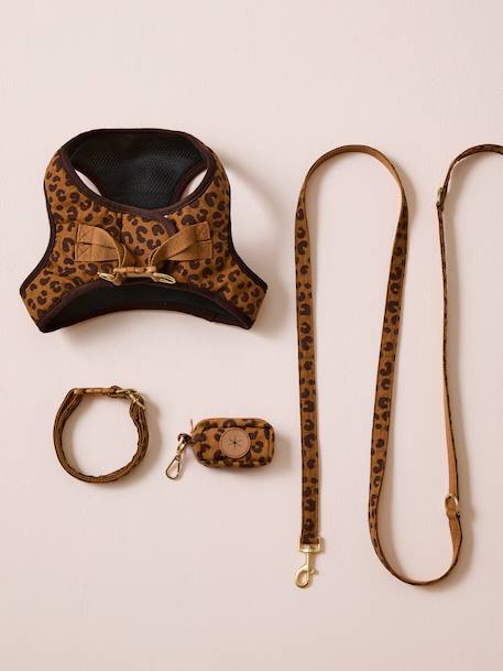 Dog Walking Set: Harness + Lead + Collar coffee - vertbaudet enfant 