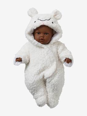 -Sherpa pramwsuit for baby dolls 