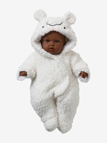 Sherpa pramwsuit for baby dolls white - vertbaudet enfant 