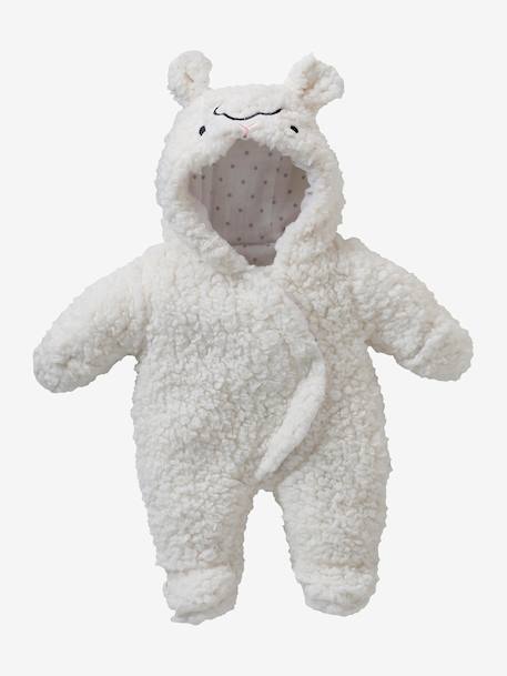 Sherpa pramwsuit for baby dolls white - vertbaudet enfant 