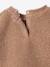 Sweat bébé en sherpa noix de pécan+vert - vertbaudet enfant 