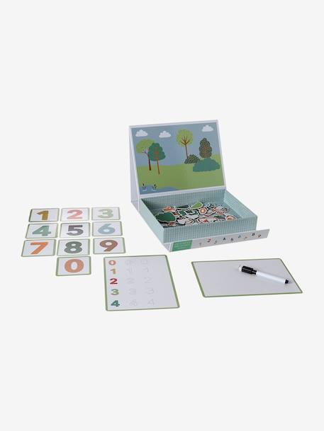Magnetic Number Game, GREEN FOREST green - vertbaudet enfant 