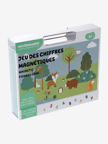 Jeu des chiffres magnétiques GREEN FOREST vert - vertbaudet enfant 