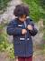 Woollen Duffle Coat with Sherpa Lining for Boys marl grey+navy blue - vertbaudet enfant 