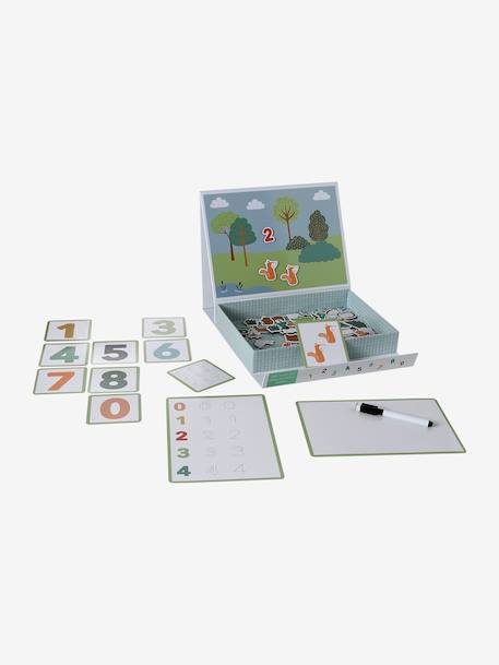 Magnetic Number Game, GREEN FOREST green - vertbaudet enfant 