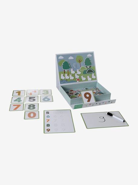 Jeu des chiffres magnétiques GREEN FOREST vert - vertbaudet enfant 