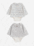 Pack of Two 2-in-1 Bodysuits for Newborns marl grey - vertbaudet enfant 