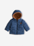 Reversible Hooded Lightweight Jacket for Girls navy blue - vertbaudet enfant 