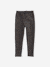 Leggings Lined in Polar Fleece for Girls BROWN LIGHT ALL OVER PRINTED+chocolate+dusky pink+printed grey - vertbaudet enfant 